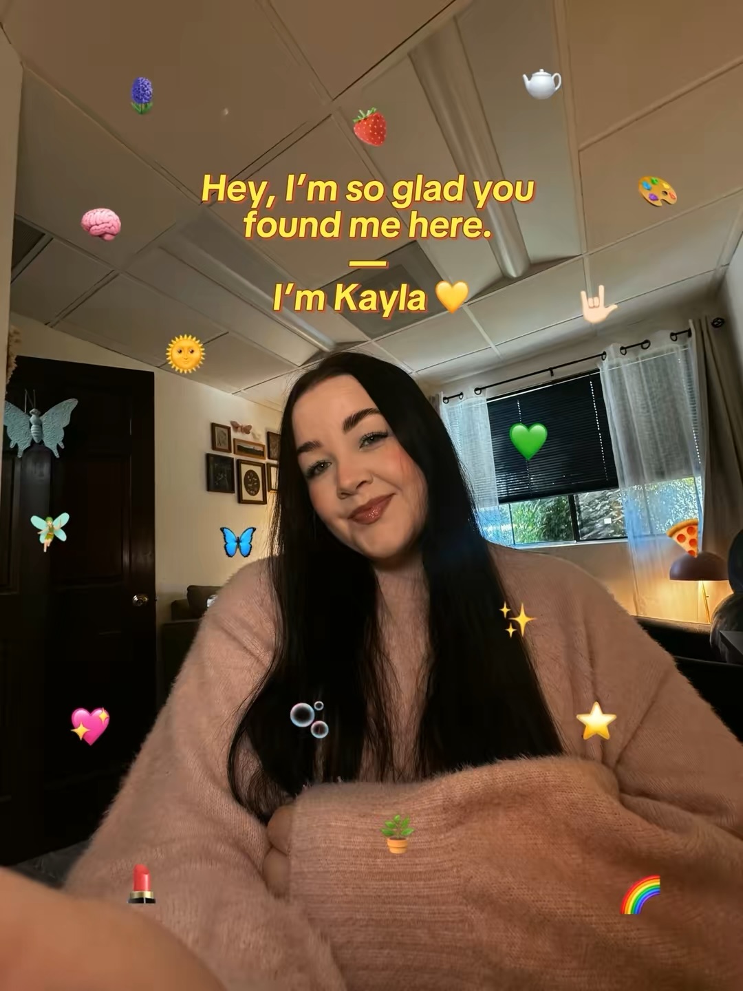 Kayla Martinez introducing herself on Instagram